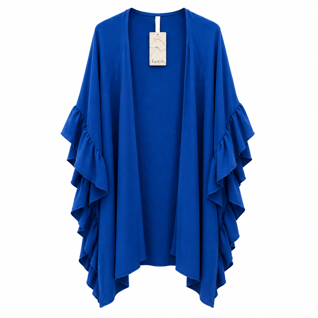 Luxury Frill Sleeve Kimono Cardigan – One Size
