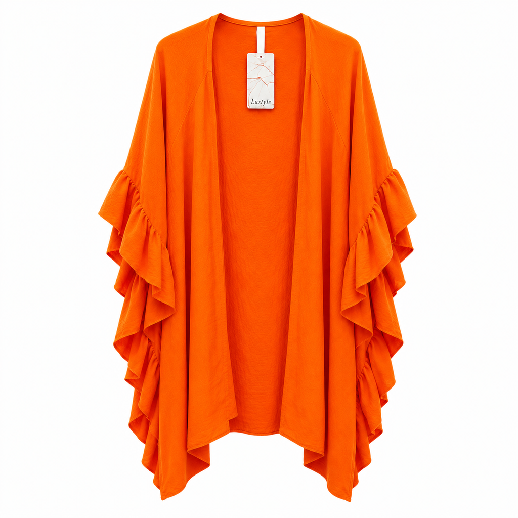 Luxury Frill Sleeve Kimono Cardigan – One Size